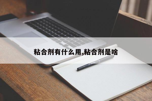 粘合剂有什么用,粘合剂是啥